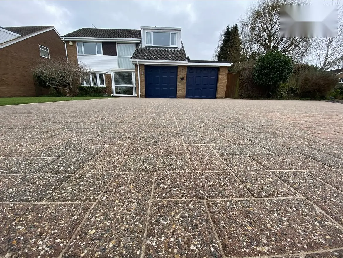 Driveway cleaning by Geyserclean in Milton Keynes, after treatment