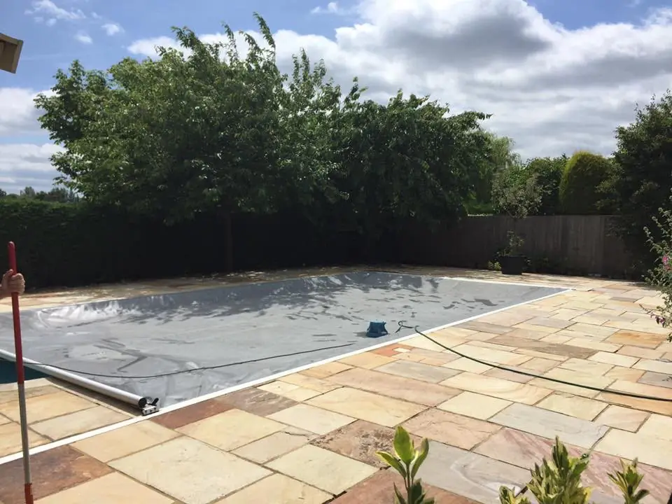 Patio cleaning by Geyserclean in Milton Keynes, after treatment
