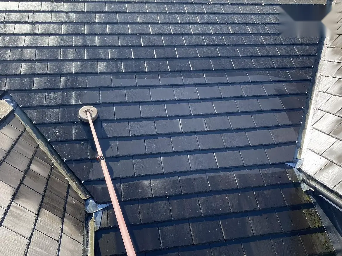 Roof cleaning by Geyserclean in Milton Keynes, after treatment
