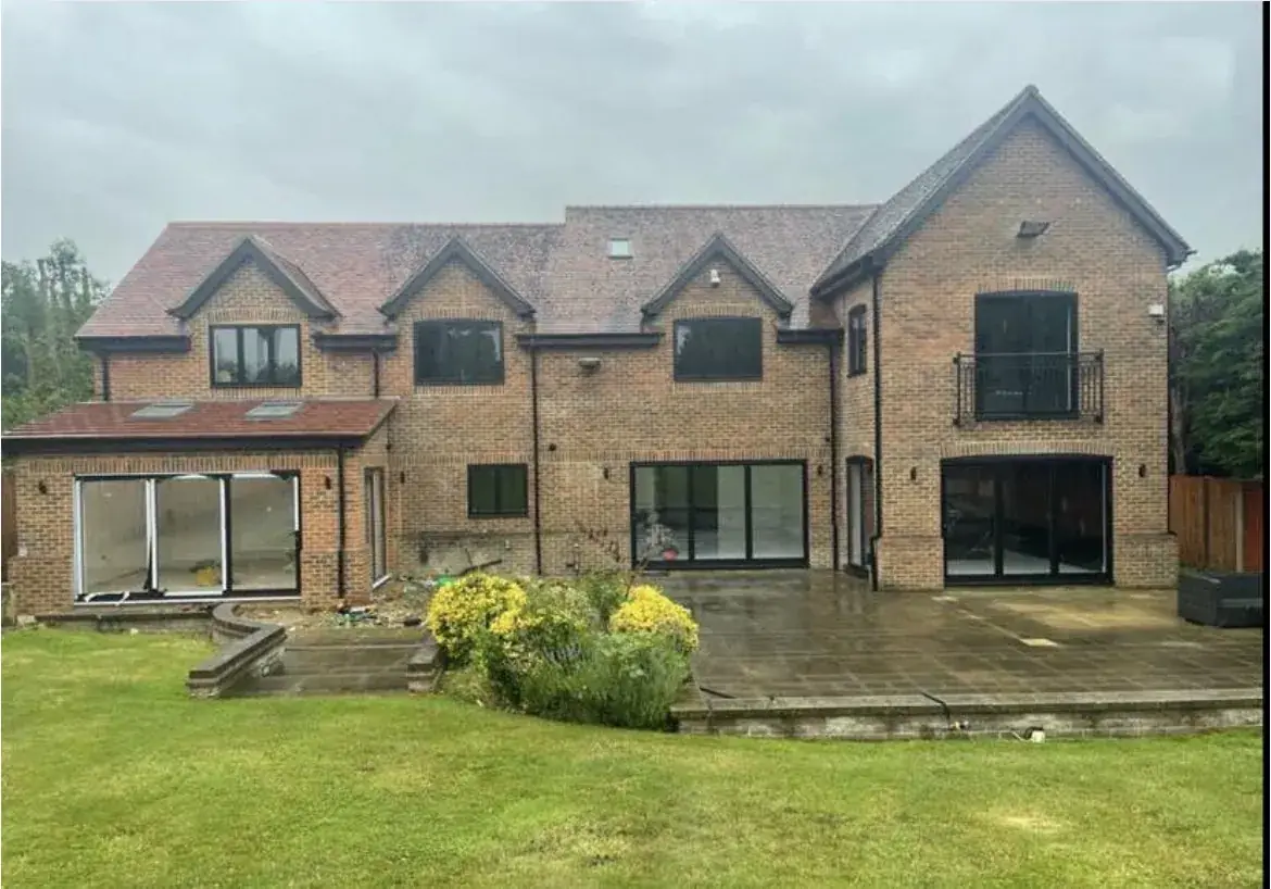 Roof cleaning by Geyserclean in Milton Keynes, before treatment