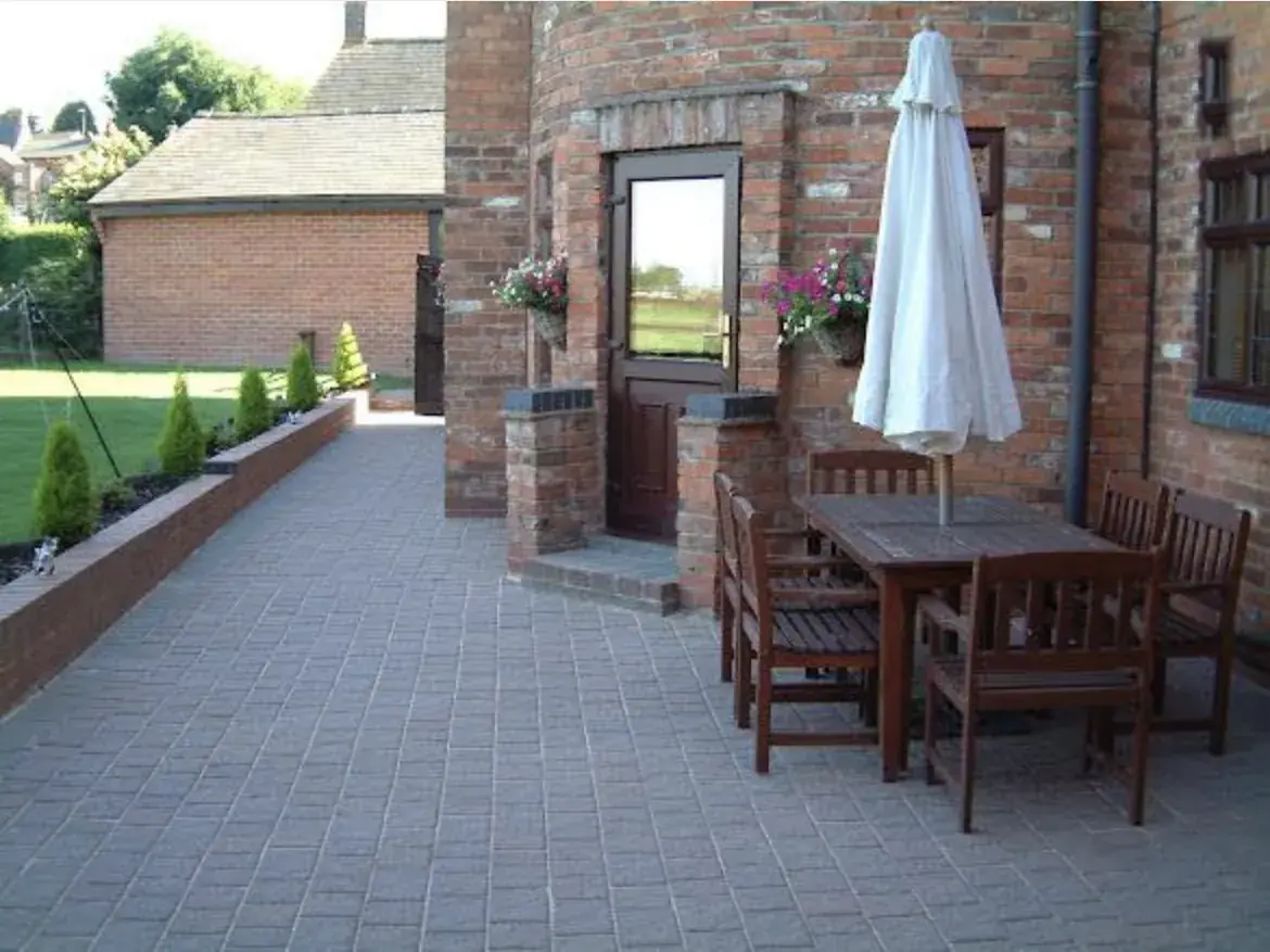 Patio cleaning by Geyserclean in Milton Keynes, after treatment