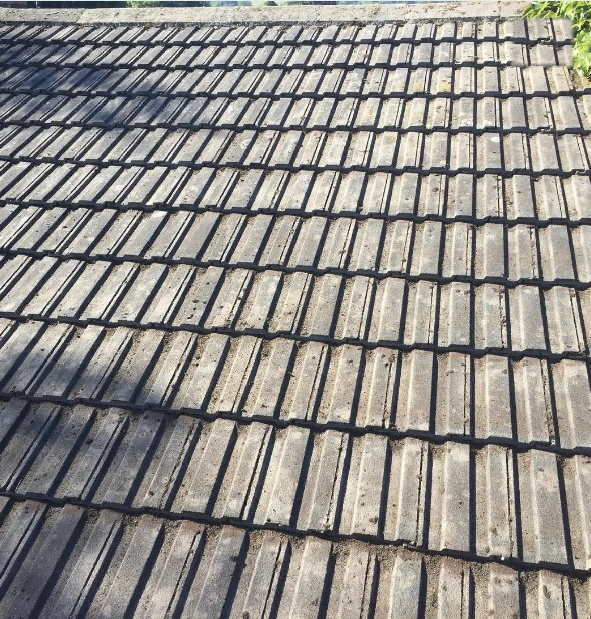 Roof cleaning by Geyserclean in Milton Keynes, after treatment