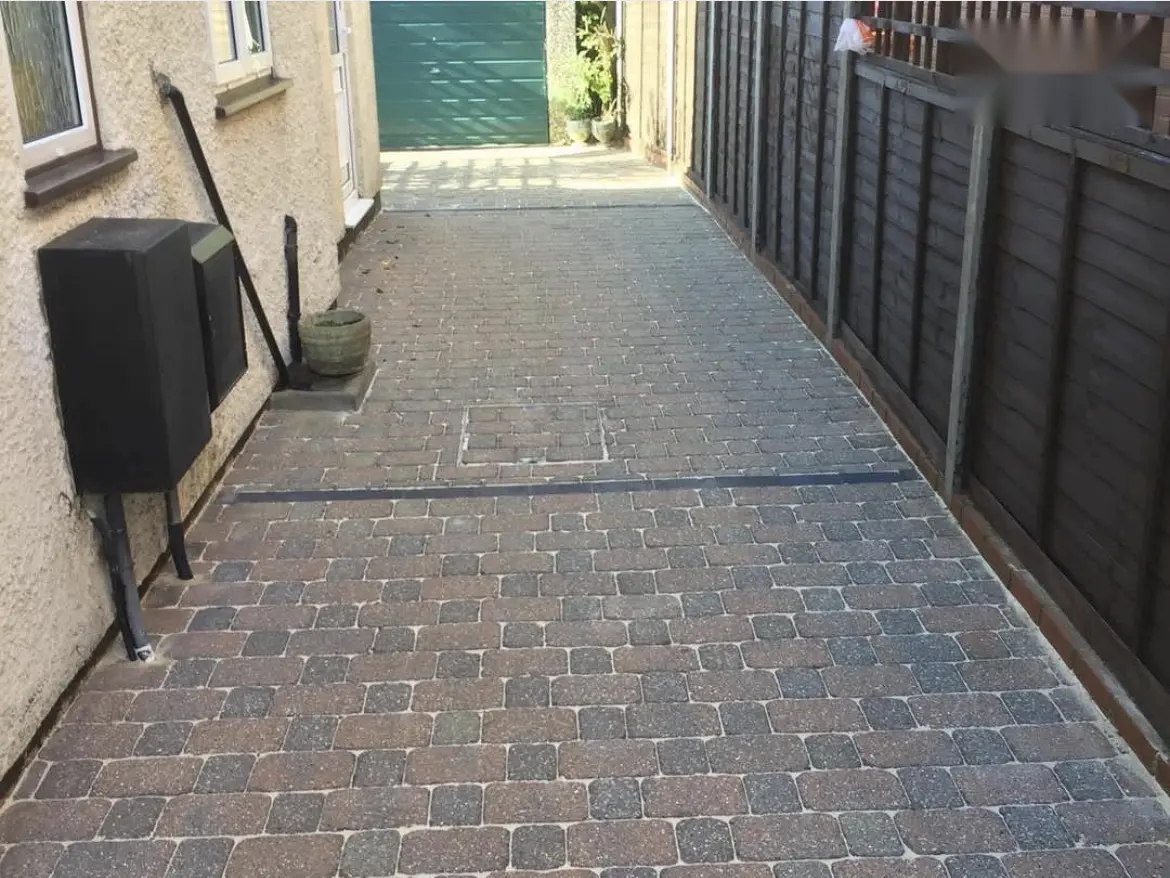 Driveway cleaning by Geyserclean in Milton Keynes, after treatment